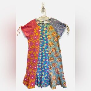Hanna Andersson Vintage Multicolor Floral Dress - Size 12 (150cm)